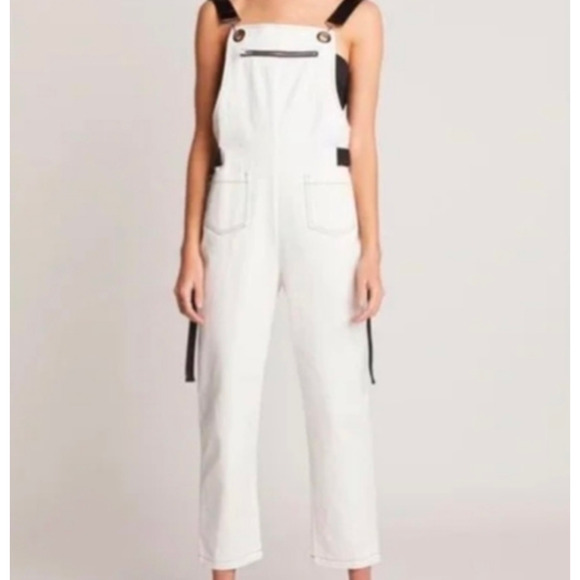 Choosy Dumbo Overalls Off-white/Black Size M NWT - Picture 2 of 8